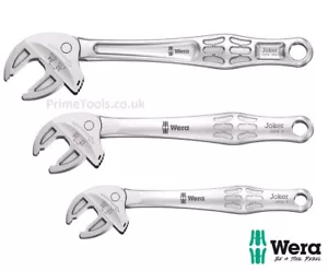 Wera JOKER 6004 Self-Setting Adjustable Spanner Wrench Set 10-32mm S, L & XXL - Picture 1 of 7