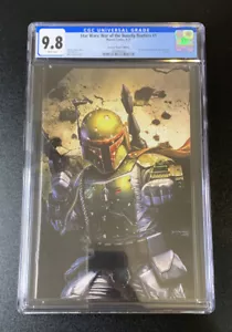 STAR WARS - WAR OF THE BOUNTY HUNTERS 1 CGC 9,8 MICO SUAYAN VARIANTE VERGINE - Foto 1 di 3