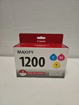 SEALED👉🏻Canon PGI-1200 (9232B005) Tri-Color Ink Cartridge Value Pack - Image 1 of 4