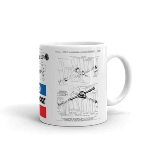 70 71 Dana 60 Mopar Parts Diagram Coffee Mug 11 OZ 440 426 4 Speed Sure Grip - Picture 1 of 3