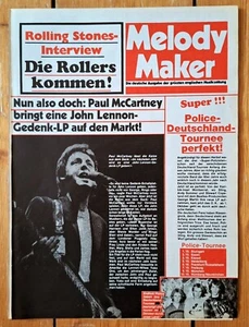 Rolling Stones Elvis Beatles (2 Seiten) aus Pop/Rocky Nr. 19 vom 16. Sept. 1981 - Bild 1 von 3