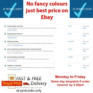 6 x Pies de Goma Silicona Microondas Trivet Soporte Parrilla Bandeja de Alambre Neff.lg - Imagen 1 de 4