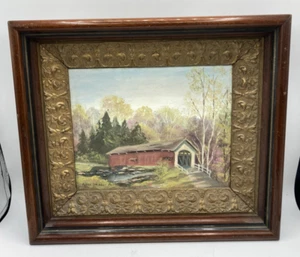 FIRMA DUCHENE PHILLIPS Original Oil Painting on Canvas Signed Framed 13" x 15" - Picture 1 of 1