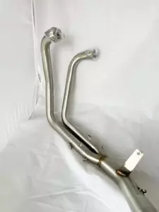 Honda CB500 Race Left Hand Stainless Steel Exhaust Downpipes Headers (1993-2003) - Picture 1 of 3