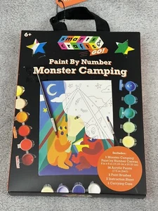 Fun Activities By Smart Crafts - PAINT BY NUMBERS Kit arte per bambini e custodia da viaggio - Foto 1 di 2