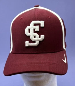 USC Trojans Hat Men Strap Back Red White Nike Featherlight Dri Fit Cap Running - Picture 1 of 8