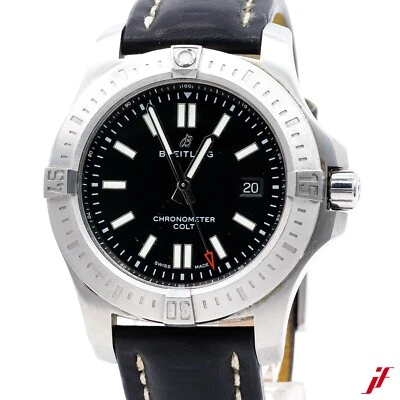 Breitling Colt 44mm Rif. A17388 Acciaio Inox Pelle Automatico - Immagine 1 di 4