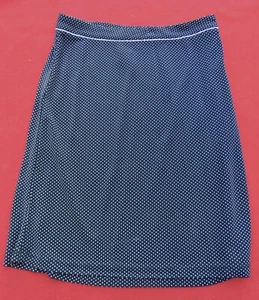 ANN TAYLOR PETITES ~ 2P ~ 100% RAYON ~ BLACK POLKA DOT ~ NEW WITH TAGS - Picture 1 of 6