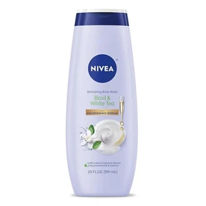 NIVEA Refreshing Basil and White Tea Body 20 Fl Oz (Pack of 1) - Picture 1 of 6