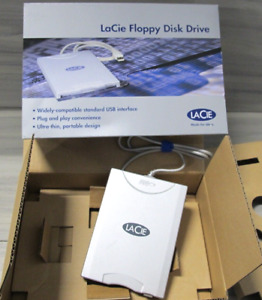 LaCie 706018 MyFloppy3 Portable USB 2.0 PC+Mac Floppy Disk Drive - Powers On