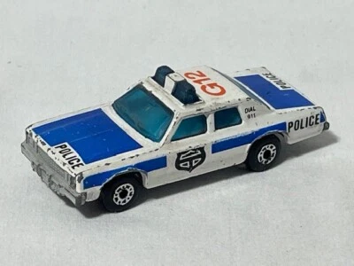 Matchbox Superfast Plymouth Gran Fury Police Car G12, 1/64 - Image 1 of 2