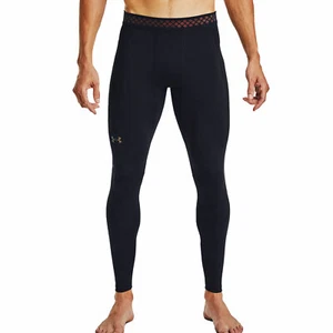 Under Armour Hg Rush 2.0 Heatgear Herren-Leggings Ajustado Correr Pantalón Negro - Imagen 1 de 4