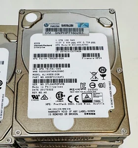 HPE 1.2 TB 10K RPM SAS 12 Gb/s 2.5" HDD (EG1200JETKC) - Photo 1/4
