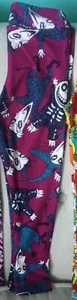 LuLaRoe Nightmare Before Christmas Kids S/M Leggings - Picture 1 of 4