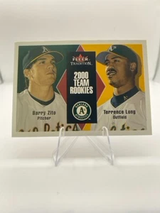 Barry Zito Terrnace Long 2000 Fleer Tradition #U92 Team Rookies A's - Picture 1 of 2