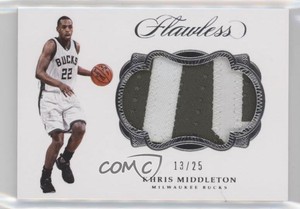 2016-17 Panini Flawless Patch /25 Khris Middleton #P-KMD Patch