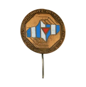 4461 WW2 AUSCHWITZ HOLOCAUSTO SOBREVIVIENTE ANIVERSARIO PIN INSIGNIA POLONIA POLACA - Imagen 1 de 2