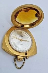 VINTAGE LUXURY OF THE USSR RUSSIA MECHANICAL GOLDEN WOMEN'S WOMEN'S WATCH "ZARYA - Picture 1 of 11