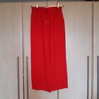 F&F jasnoczerwone damskie letnie/plażowe szerokie nogawki pływające spodnie nowe rozmiar 10