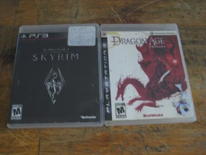 the glder scrolls 5 skyrim & dragon age origins ps3 - Picture 1 of 6
