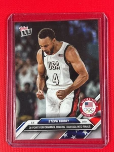 2024 Topps Now US Olympics Stephen Curry #22 - Picture 1 of 2