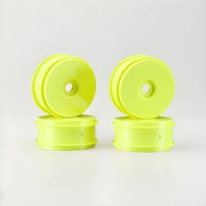 🔥Vintage🔥Team Associated 89153 RC8 Wheels Yellow - Picture 1 of 3