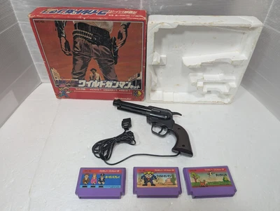 NINTENDO Famicom FC HVC-005 Gun Controller  Wild Gunman  JAPAN Box - Image 1 of 4