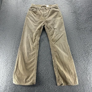 Gap Pant Mens 28x30 Brown Corduroy Chino Relaxed Boot Fit Preppy Business Career - Picture 1 of 9
