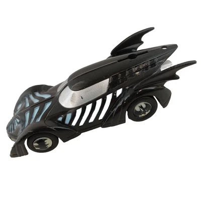 Hasbro 1995 Batman Forever Batmobile Diecast Car DC Comics Missing Top Wing - Image 1 of 4