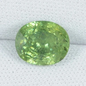 3.77 ct SPARKLING BEST GREEN / NATURAL ANDRADITE GARNET DEMONTOID See Vdo PKT - Picture 1 of 2