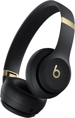 BEATS BY DR. DRE Beats Solo 4 – Kabelloser Bluetooth On-Ear Kopfhörer – Schwarz & Gold Neu & OVP