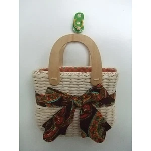 Sonnet Straw Satchel - Picture 1 of 1