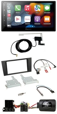 Pioneer Lenkrad USB Bluetooth DAB 2DIN Autoradio für Audi A4 1999-2001 - Bild 1 von 4