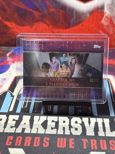 2025 Topps Stranger Things High Tek Chapter Six E Pluribus Unum Purple #’d 08/11 - Picture 1 of 1