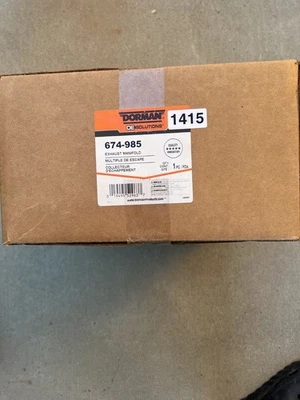 674-985 COLECTOR DE ESCAPE PARA CHRYSLER SEBRING DODGE JEEP PATRIOT Foto 1 de 3