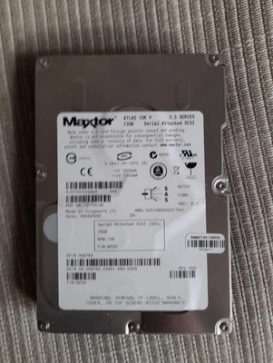 Maxtor Atlas 10K.V 3.5″ 73GB 3G SAS Hard Drive - Image 1 of 4