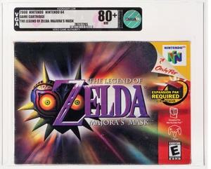 The Legend of Zelda: Majora's Mask - VGA 80+ NM Sealed, N64 Nintendo NTSC - Picture 1 of 2