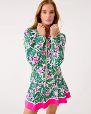 NWT Lilly Pulitzer UPF 50+ Luxletic Cilia High Rise Skort Color:Conch Shell Pink - Image 1 of 4