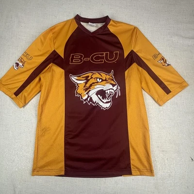 Рубашка мужская Bethune Cookman Wildcats 2XL темно-бордовая золотистая NCAA Football Cameron's Gear - Изображение 1 из 4