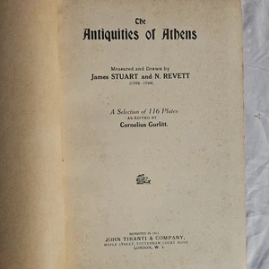 The Antiques of Athens, James Stuart u. N. Revett, 1922 London - Picture 1 of 22
