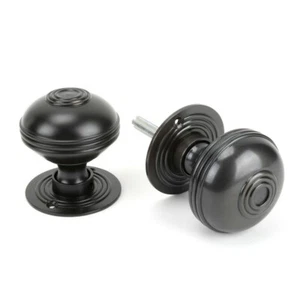 From The Anvil 83946 Aged Bronze 63mm Prestbury Mortice/Rim Knob Set - Picture 1 of 5