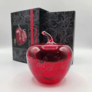 Disney Parks Snow White Bad Apple Red Glass Apple Signed by Dopey from Park - Picture 1 of 13