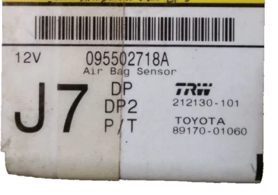 04 05 06 07 08 Módulo de control Toyota Matrix Pontiac Vibe SRS 89170-01060 OEM Foto 1 de 2