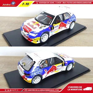 PEUGEOT 306 MAXI - RALLYE DU VAR 2017 - S.LOEB - 1/18 EME - SOLIDO - Foto 1 di 1