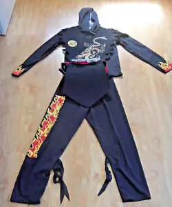 California Costumes Ninjas of the Black Dragon HalloweenCostume Child Size Large - Picture 1 of 7