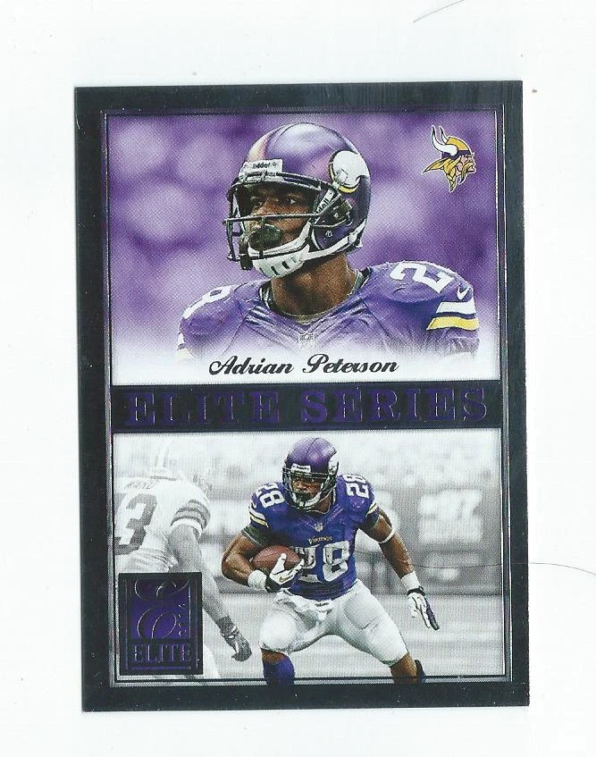 2014 Elite Series Silver #20 Adrian Peterson Vikings - Image 1 of 1