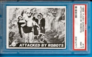 1965 Topps (Test) Flash Gordon #15 Attacked by Robots Psa 7 - Picture 1 of 2