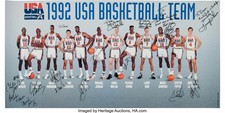 1992 DREAM TEAM NBA BASKETBALL Olympics Poster [21 x 36] Inch 2