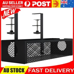 Under Table Cable Management Rack Adjustable Thickness Under Desk Cord Organizer - Afbeelding 1 van 12