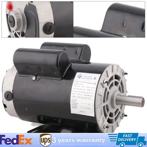 Compresor de aire 5HP 3450 RPM 208-230V motor eléctrico 60Hz 56 marco eje de 7/8" - Imagen 1 de 4